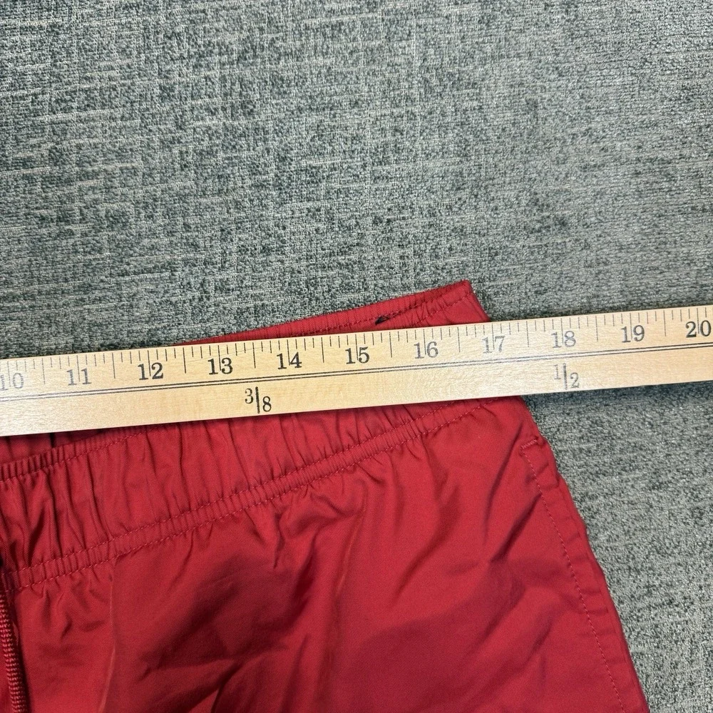 Jordan Swim Trunks Men's Large Red‎ Board Shorts Drawstring Back Pocket Jumpan